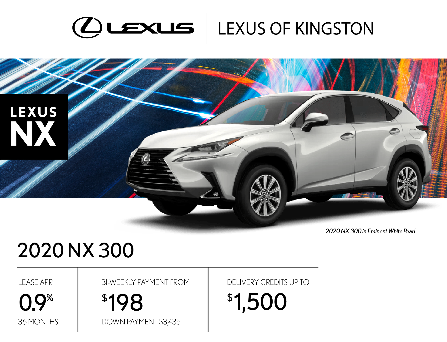 Get the 2020 Lexus NX 300 today! Get the 2020 Lexus NX 300 today!