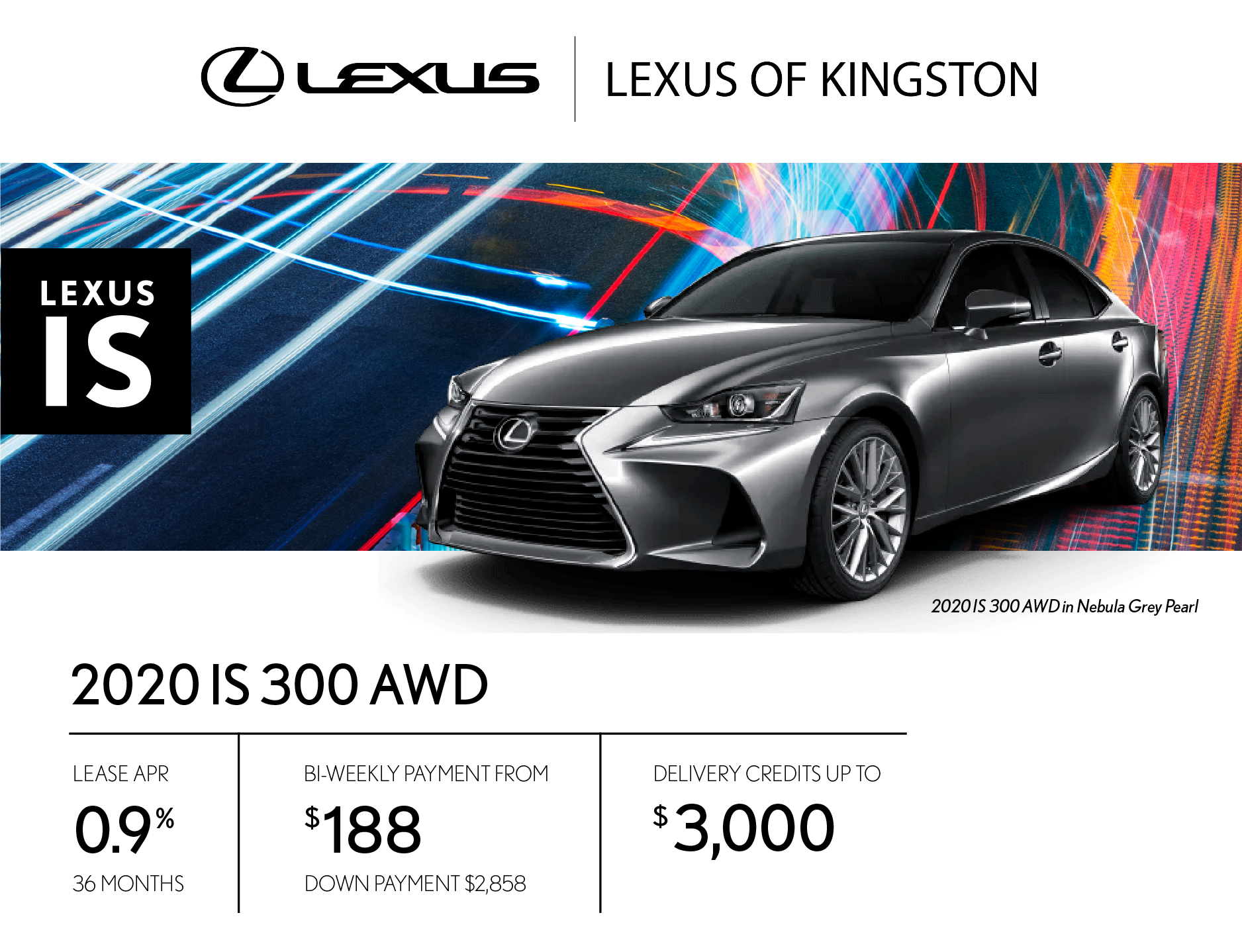 Get the 2020 Lexus IS 300 today! Get the 2020 Lexus IS 300 today!